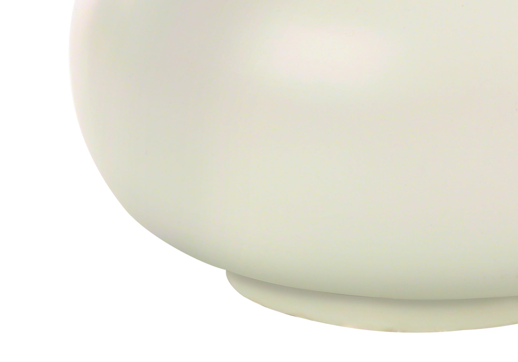 Monarch Specialties I 9608 Table Lamp, Cream Ceramic, Ivory/Cream Shade, 16inL x 16inW x 25inH