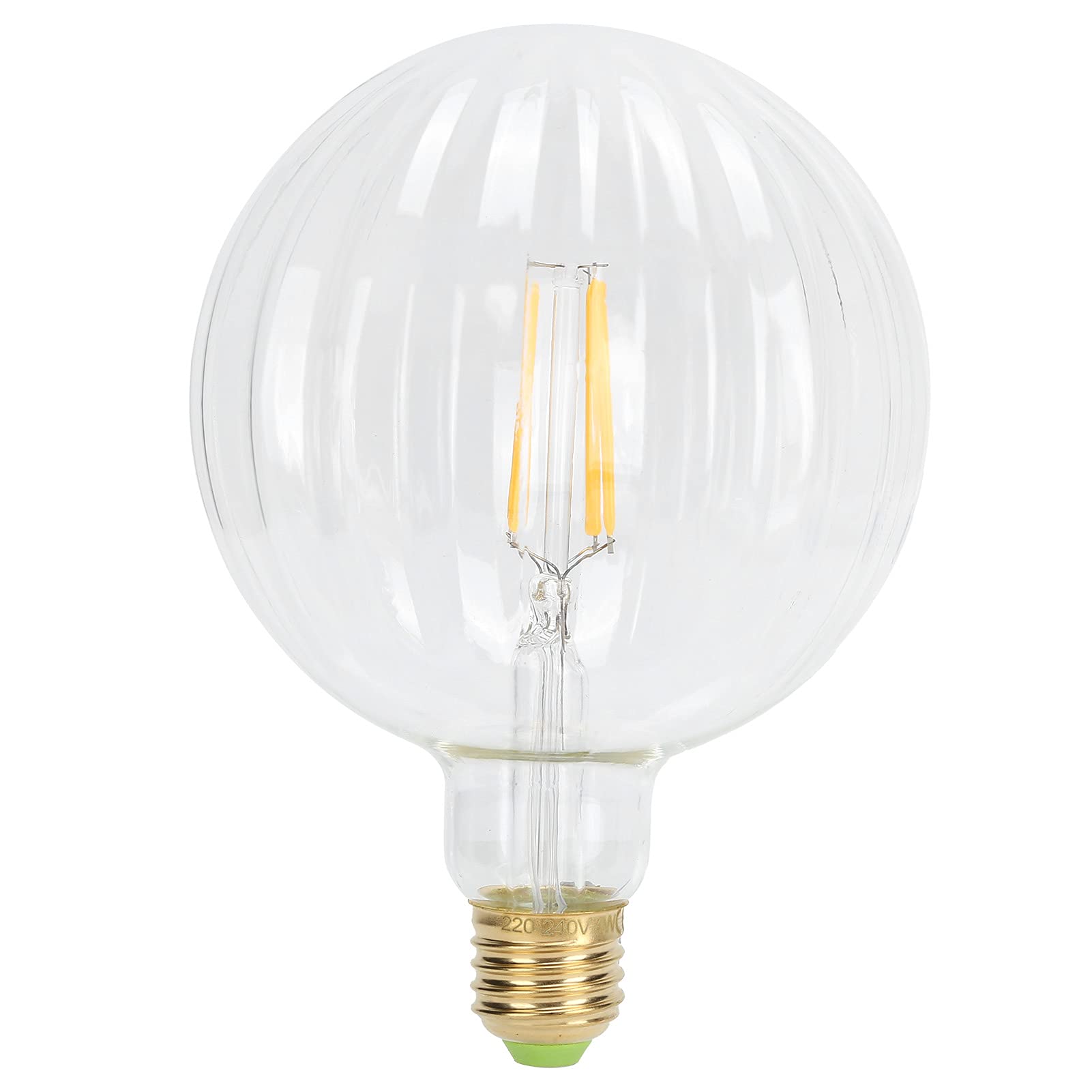 Walfront G125 Vintage LED Bulb 4W Watermelon-Shape LED Filament Bulb E27 Base for Restaurant Bar Coffee Shop Warm Light 220V(Cle