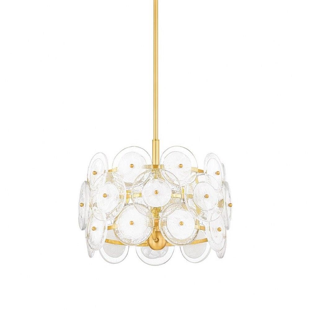 Mitzi H810703-AGB Zoella - 3 Light Pendant 12.5 inches Tall and 15.75 inches Wide - Aged Brass