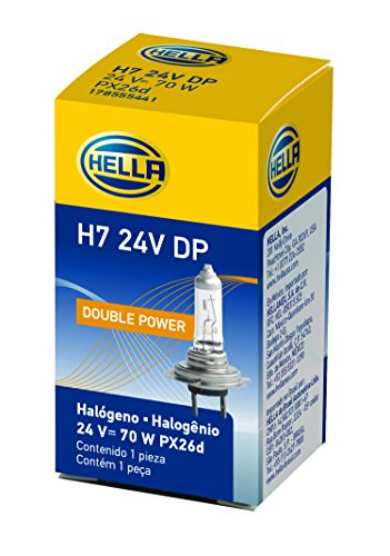 HELLA H7 24V DP Double Power Bulb, 70W