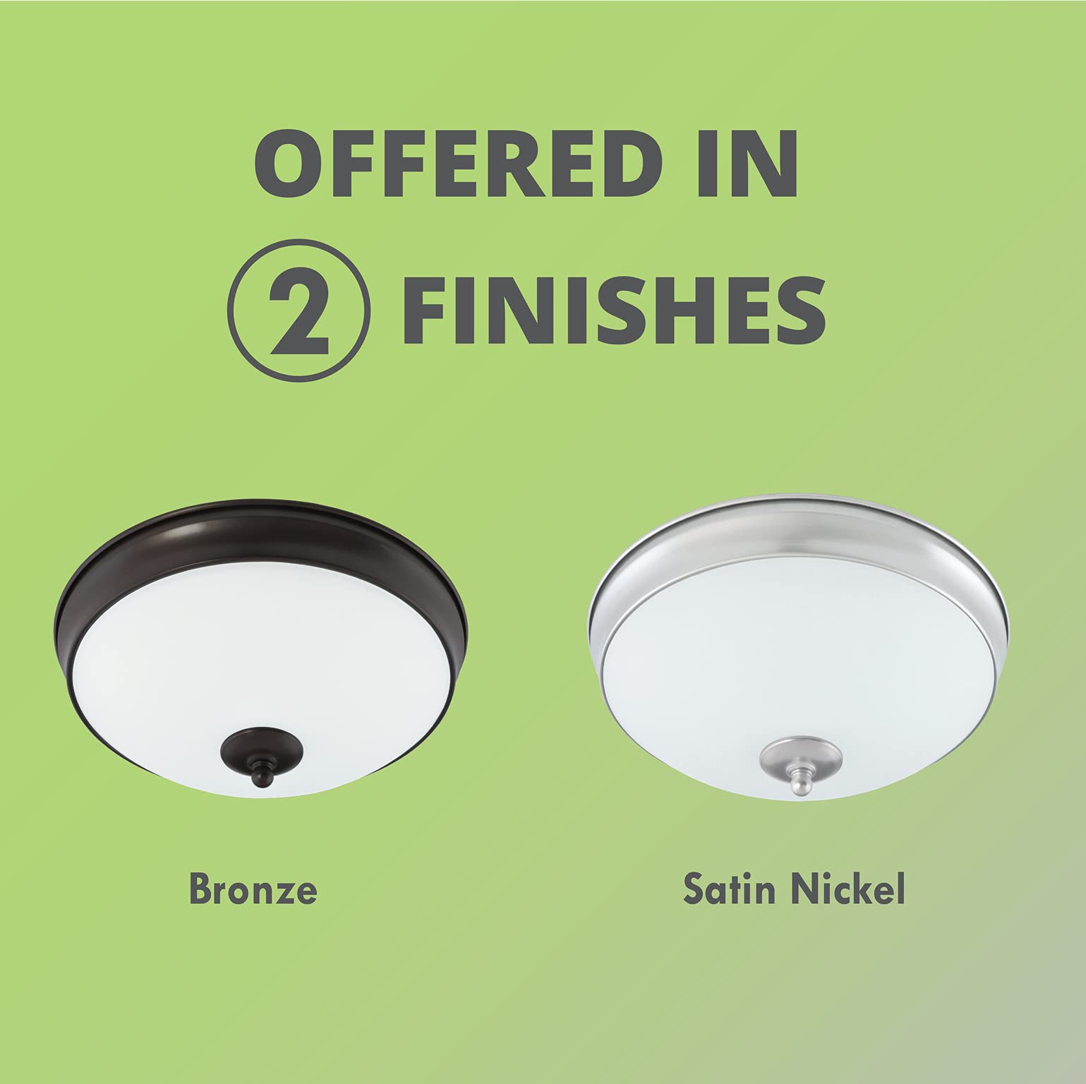 Good Earth Lighting Legacy 11-Inch Led Flush Mount - Bronze, Dimmable, 1060 Lumen, 3000K, 50,000 Hour Rated Lamp Life