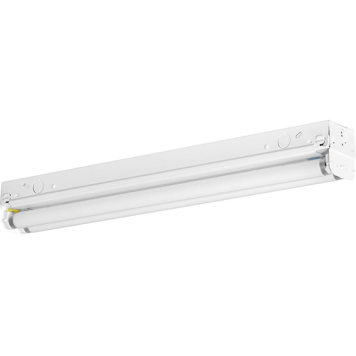 Progress Lighting 2-Lt. Modular Fluorescent Fixture, 24-1/4in x 4-1/4in, White, Model P7266-30EB, Fluorescent