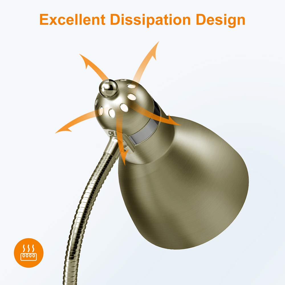 LEPOWER Adjustable Metal Floor Lamp, Bronze Torchiere Light, E26 Base, Model UF2012 for Living Room, Bedroom, Office