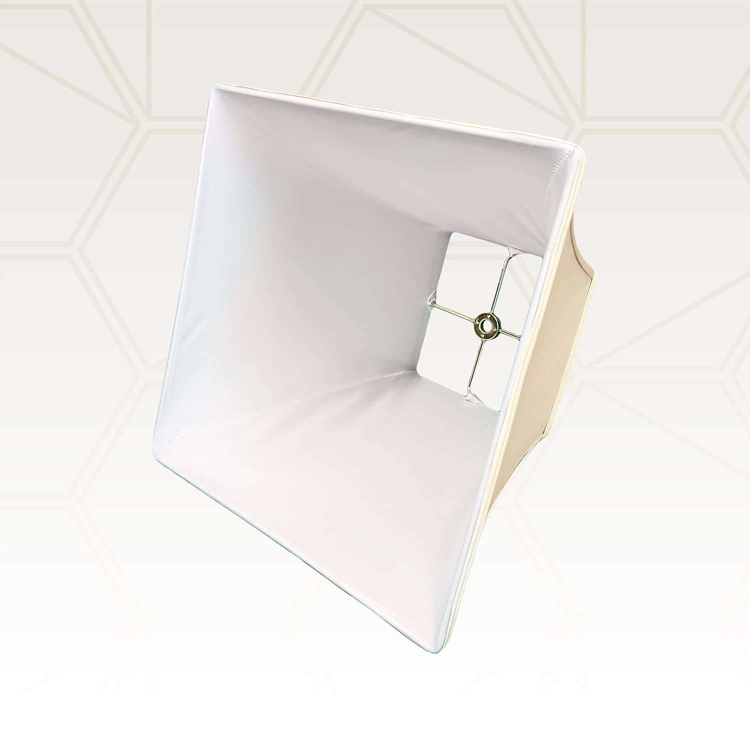 Royal Designs, Inc. Regal Square Bell Lamp Shade, 5 X 10 X 9, Eggshell (Bso-715-10Eg)