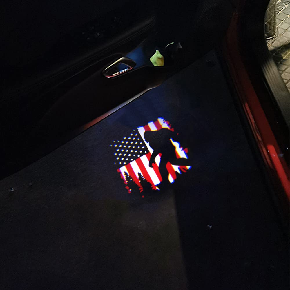 uunonaha LED Car Door Logo Lights Projector for Forester 05, Compatible with Outback, Legacy, Ascent - Puddle Lamp, ABS Material