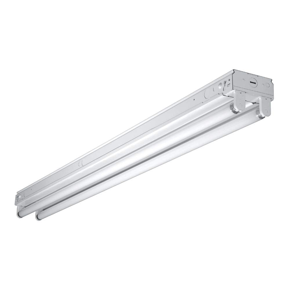 Metalux Lighting SSF240 40-Watt 2-Light 4 ft. Fluorescent Strip Light White