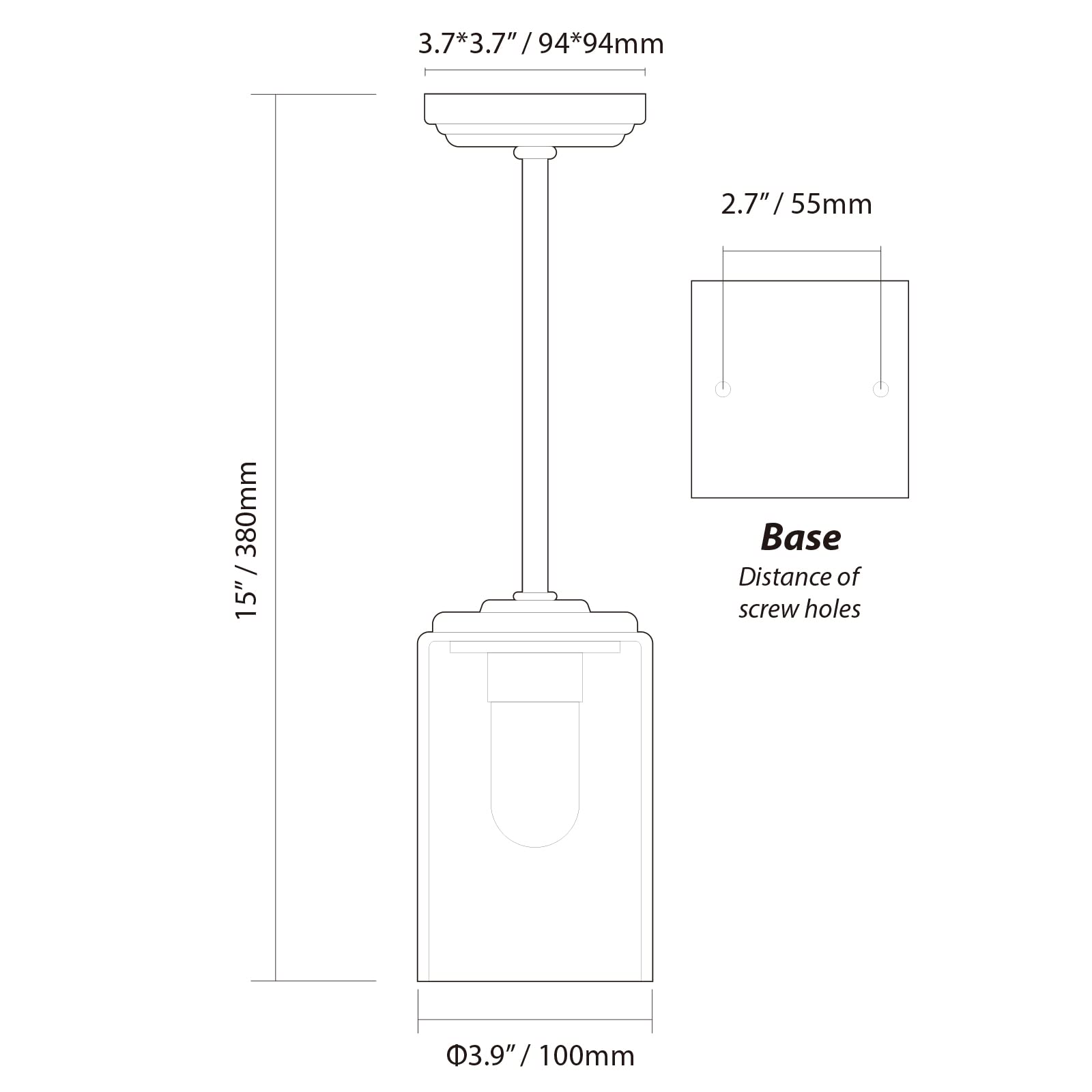 Dream lighting RV Interior LED Pendant Light Fixture for RV Trailer Kitchen Island, Overhead Dinette Hanging Light 12volt DC Spa