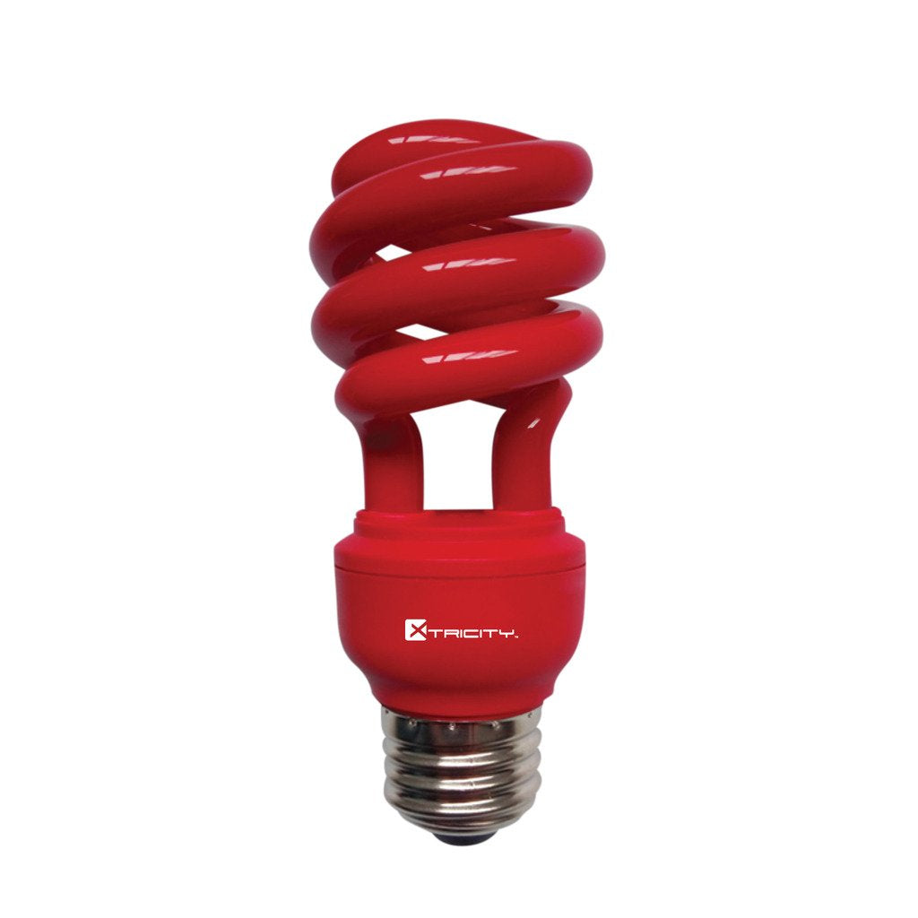 Xtricity 13-Watt Cfl Yellow Spiral Bug Light (60W Incandescent Equivalent) - E26 Medium Base Energy Saver (Pack Of 2)