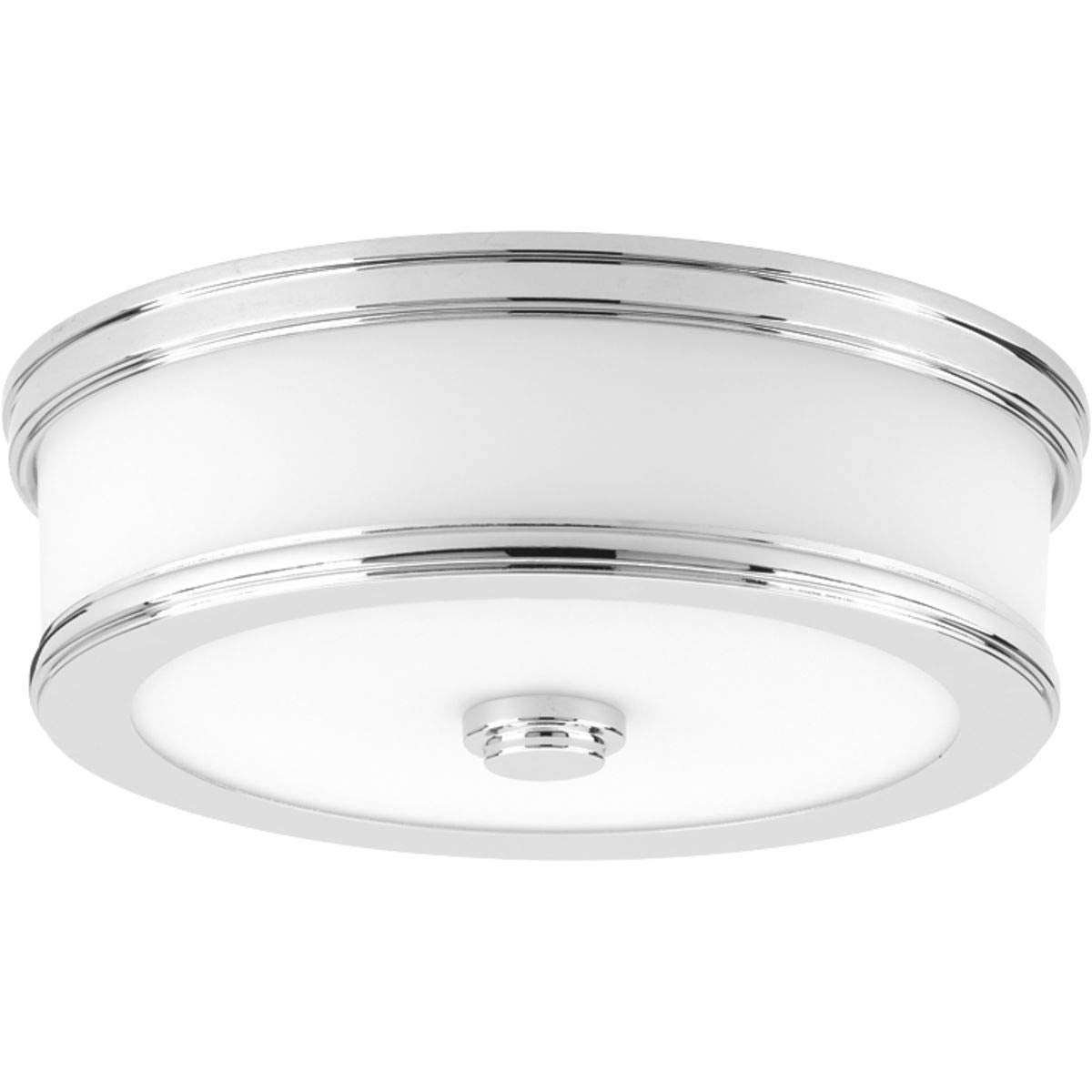 Progress Lighting P350085-015-30 Bezel Led Flush Mount, Grey