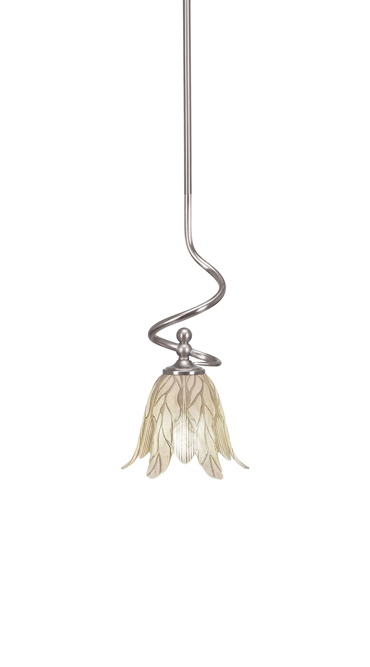 Capri 1 Light Mini Pendant in Brushed Nickel (901-BN-1025)