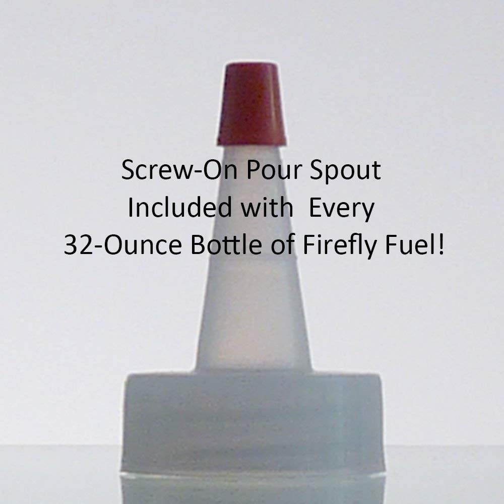 Firefly Kosher Eucalyptus Clean Fuel Lamp Oil - Smokeless, Virtually Odorless, And Non-Toxic - Long-Lasting Burn Time For Indoor & Outdoor Lamps - 32 Ounces - Made In Usa