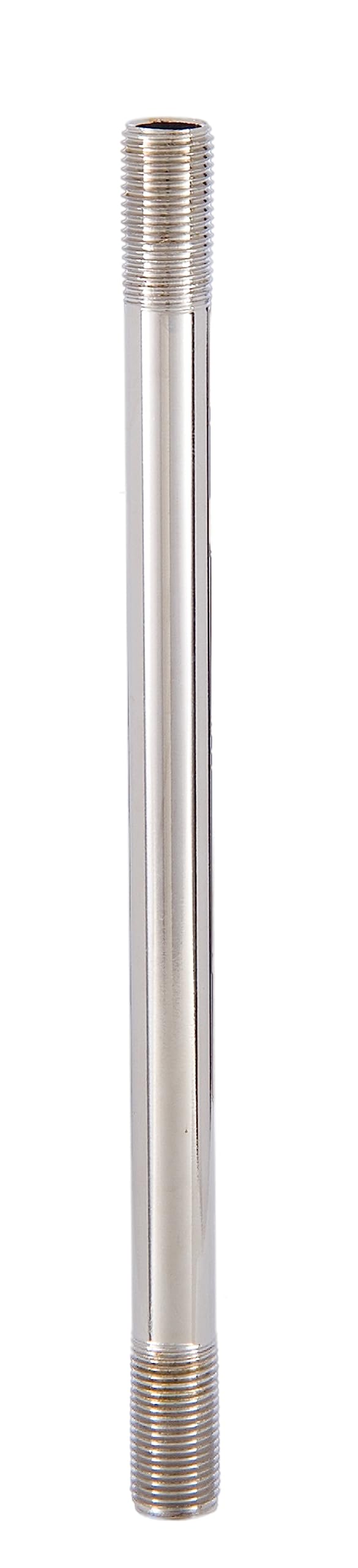 B&P Lamp® Steel Threaded Rod, 1/8 IP, 4 Inch, Nickel Plated