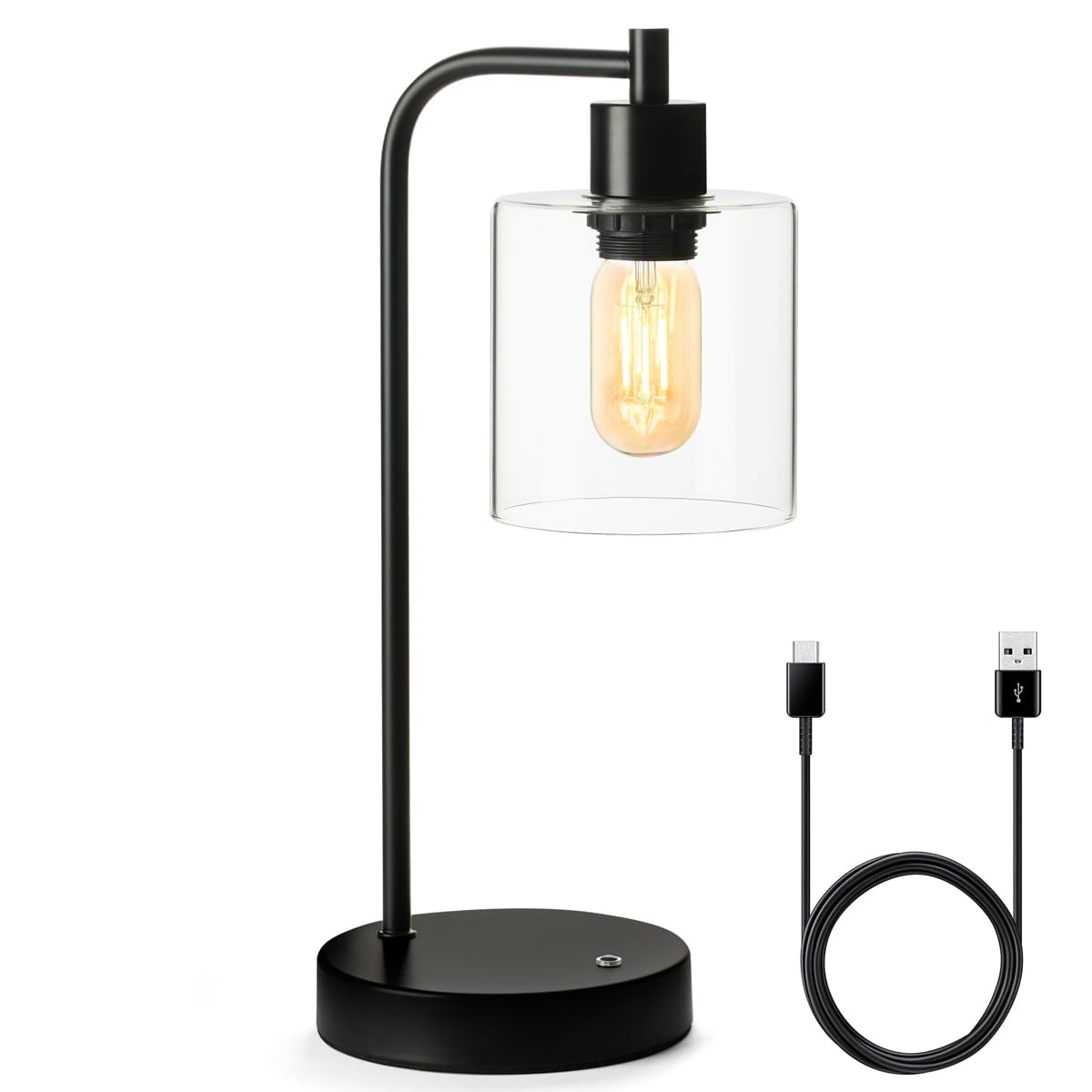 Luxxio Cordless Table Lamp - Rechargeable - Up To 40+ Hours, 3 Adjustable Led Brightness Settings, Non-Scratch Bottom, Warm Whit