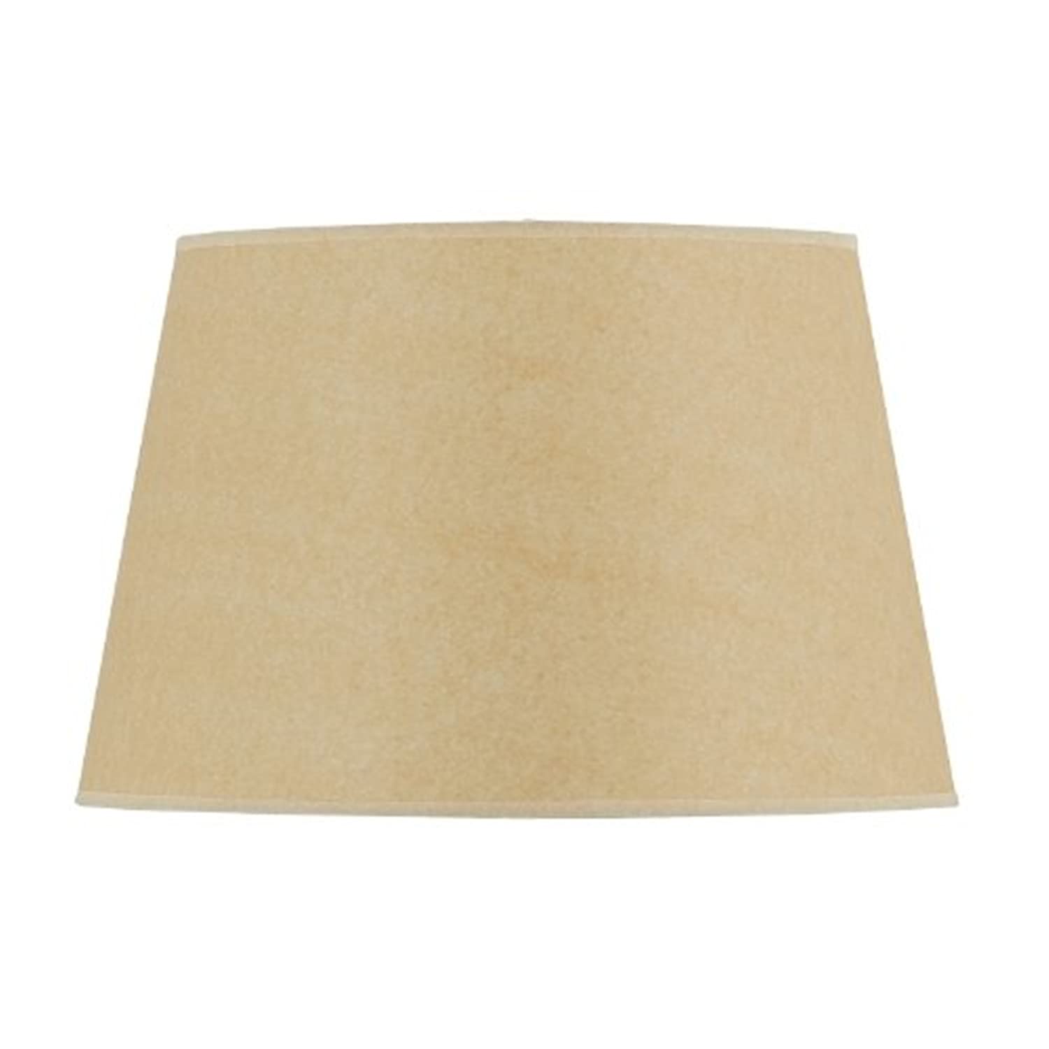 Cal Lighting SH-1369 Round Fabric Shade, 11-Inch, Hardback, White