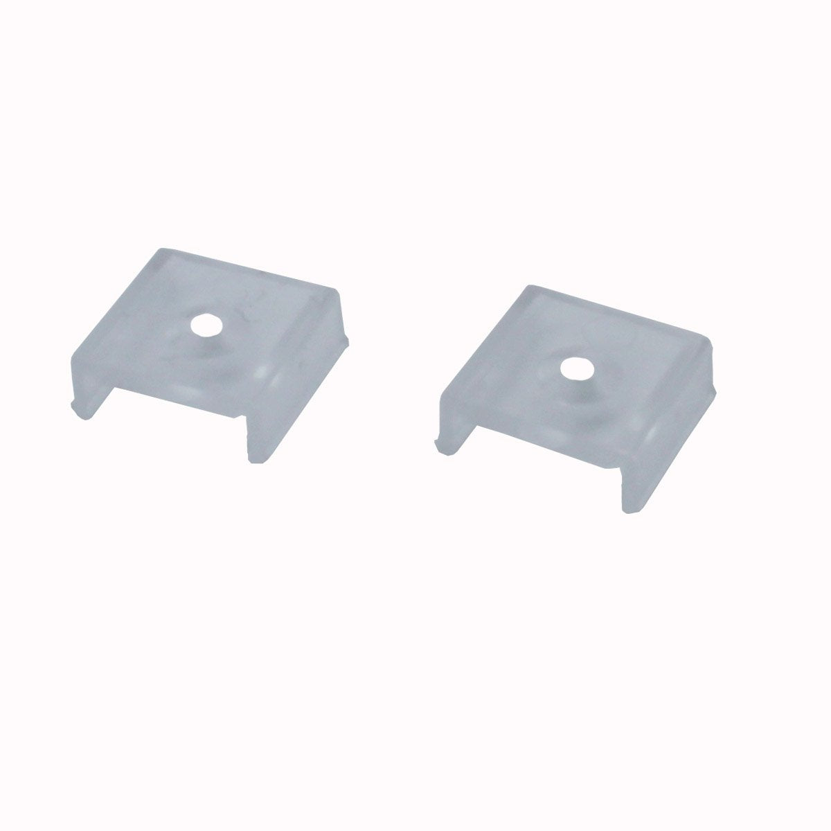 Litever LED Channel System - 4 Pack Aluminum, 1M/3.3ft, Diffused Covers, Mounting Clips, End Caps, Model LL-020-WA, Silver