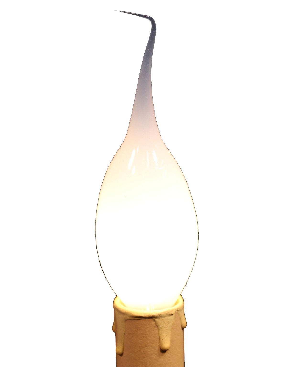 Creative Hobbies® Silicone Dipped Candle Light Bulbs, 15 Watt, Pack of 6, Model 7015SIx6