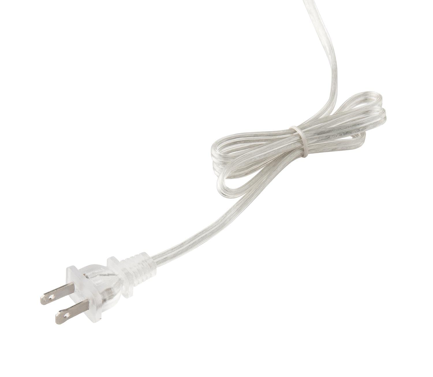 Acme Nysa Square Table Lamp in White Fabric and Mirrored