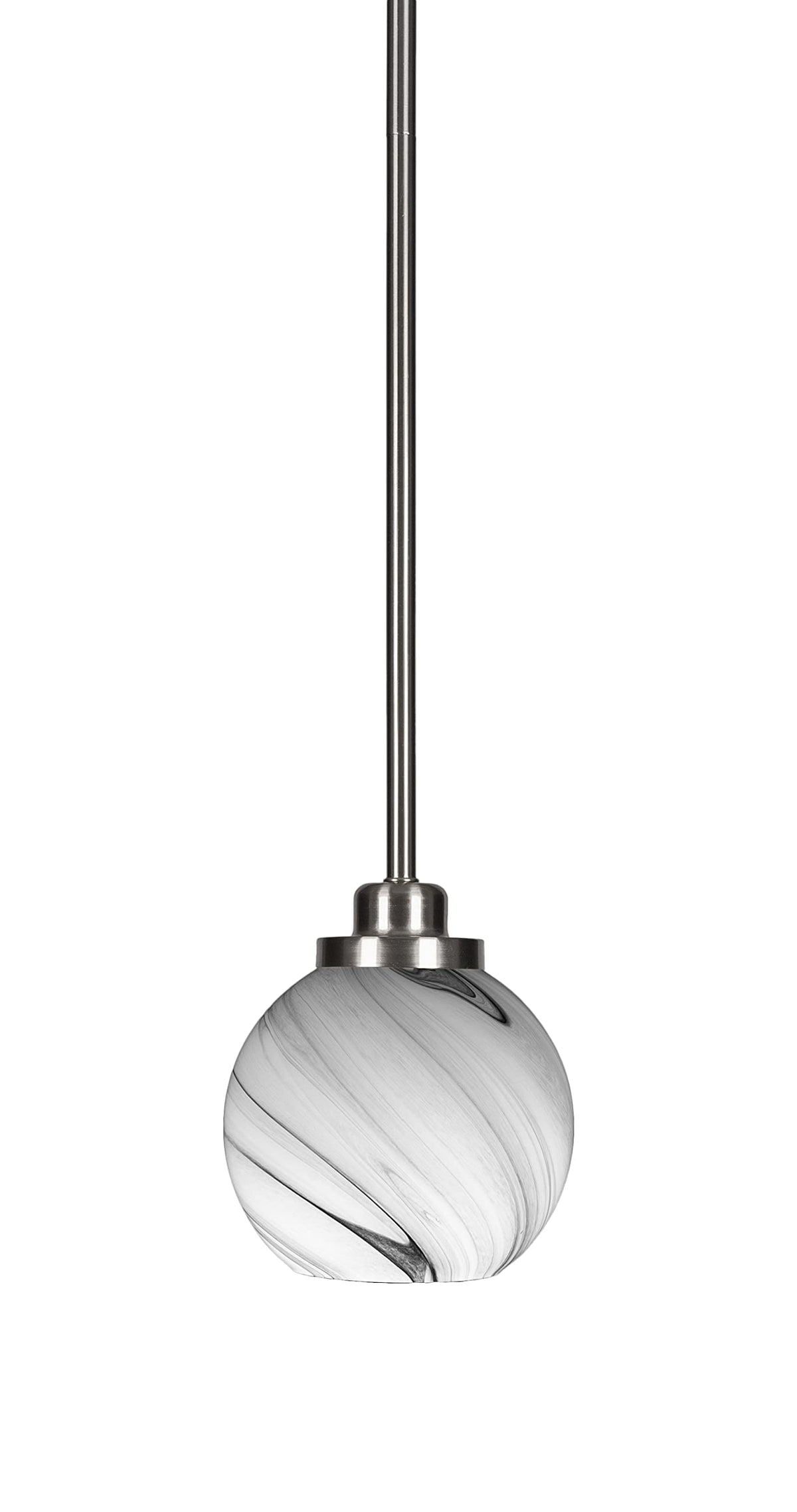 Odyssey 1 Light Mini Pendant in Brushed Nickel (2601-BN-4109)