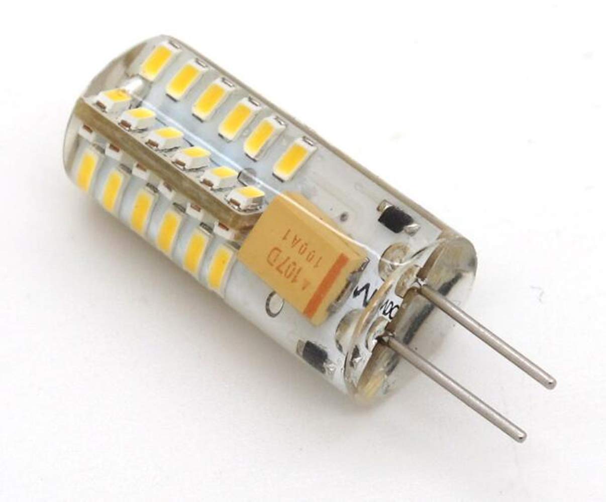 G4 Led Corn Light Bulb 3W Warm White Bi-Pin Base 48 Led Light For Home Kitchen Ceiling Lights,3W(20W Halogen Equivalent),Non-Dim