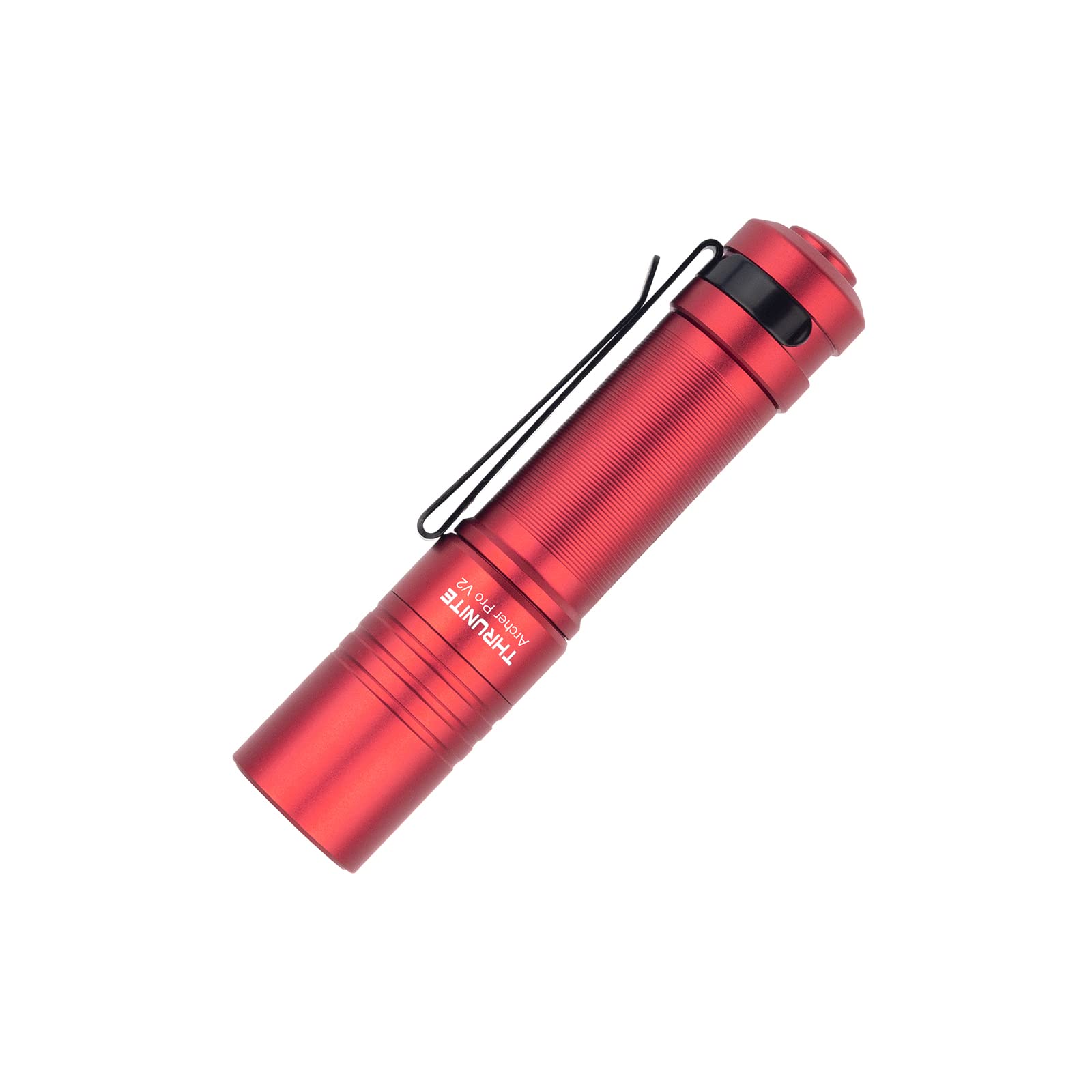 ThruNite Archer Pro V2 EDC Flashlight - 950 Lumens, USB-C Rechargeable, Pocket Size, Aluminum, Red CW