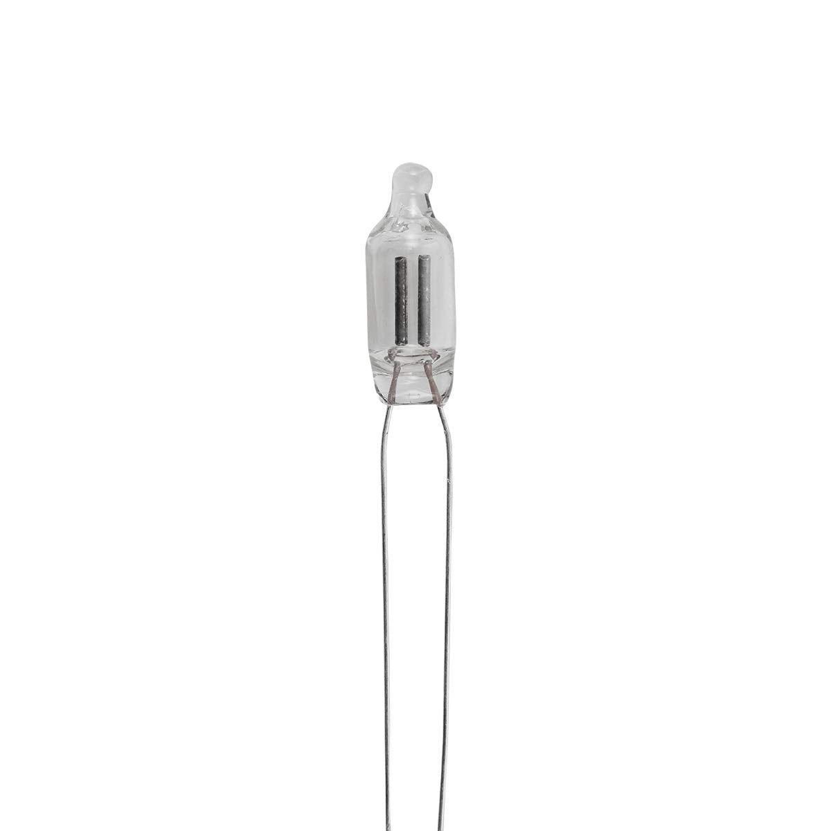 CEC Industries C2A Amber Bulbs, T-2 Shape, 0.25W, Wire Terminal Base, 105-125V, 10 Count