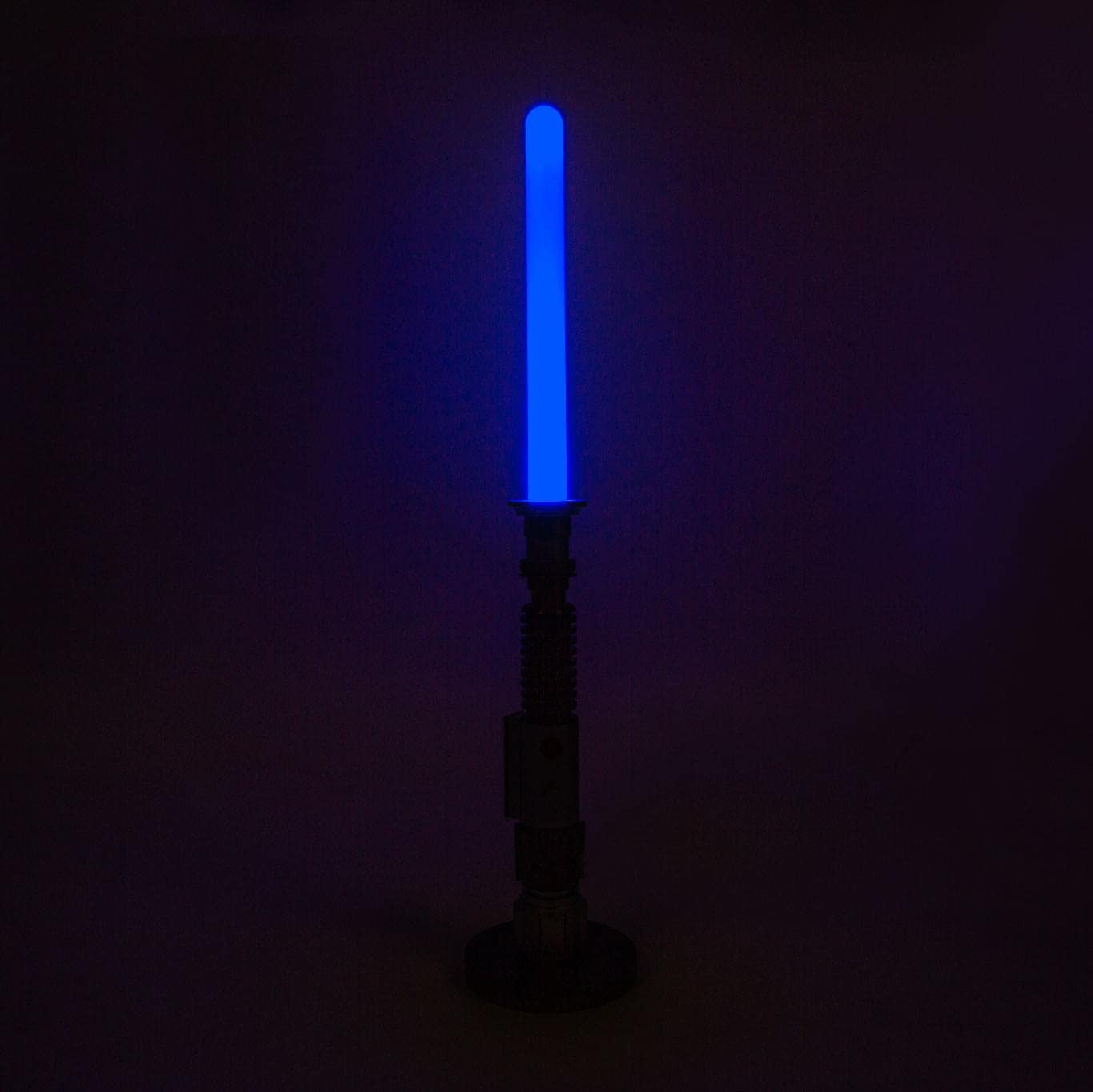 Ukonic Star Wars Obi-Wan Kenobi Blue Lightsaber 24-Inch Desktop Led Mood Light | Nightstand Table Lamp For Bedroom, Desk, Playroom | Home Decor Kids Room Essentials | Movie Gifts And Collectibles