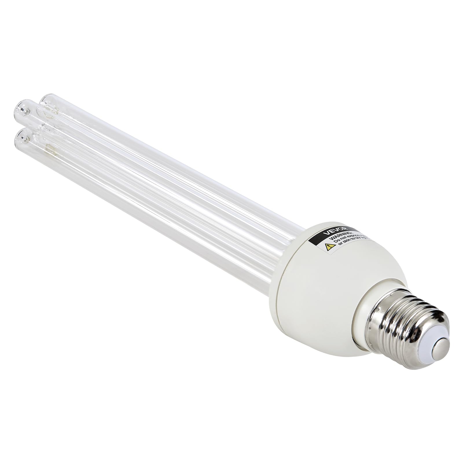 VEVOR Clean Light Bulb  2 Pack  25W Replacement Lamp with Ozone  253.7 nm + 185 nm Wavelength Clean Light Bulb  E27 Universal  for 400 sqft Living Room  Classroom  Office  and Restaurant