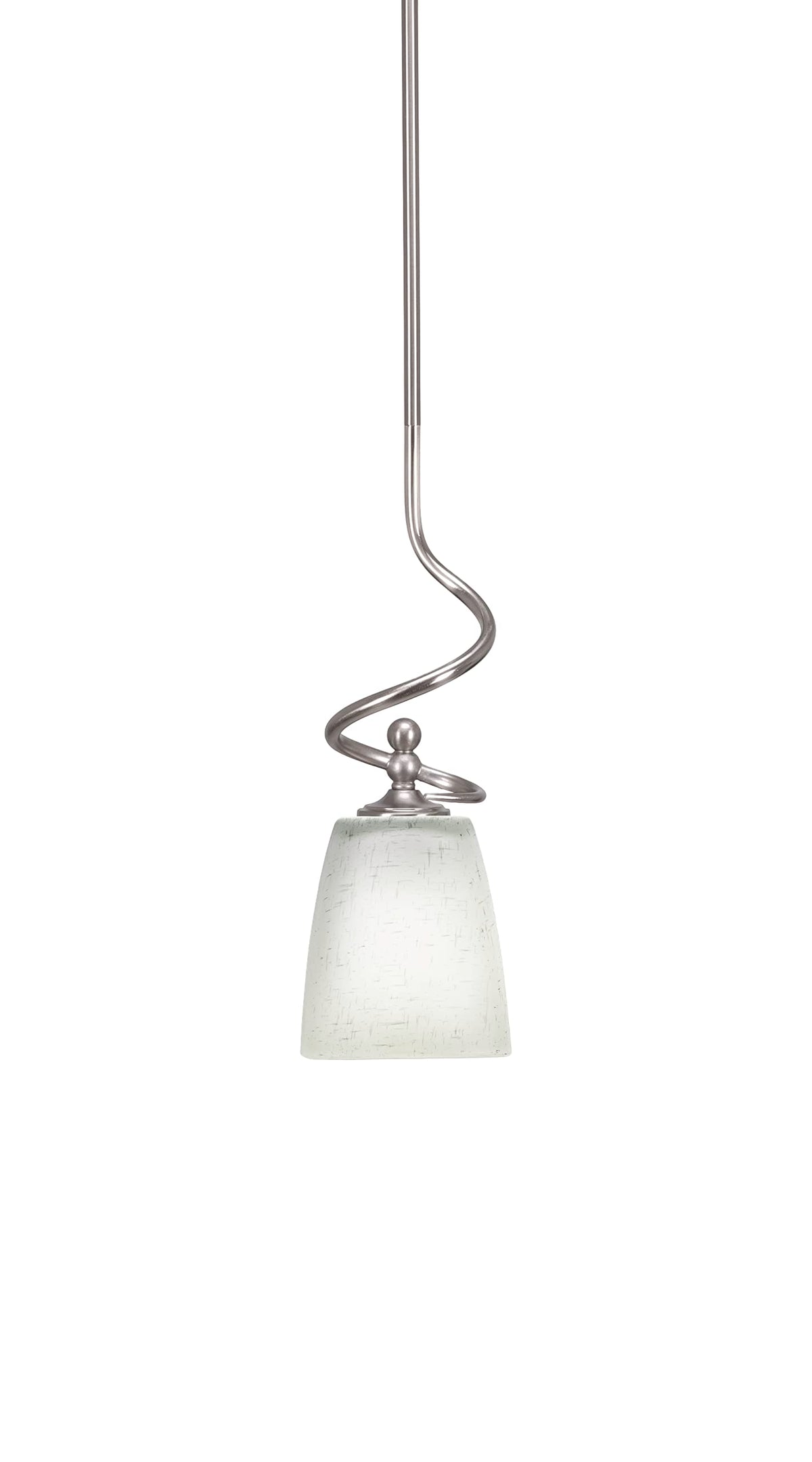 Capri 1 Light Mini Pendant in Brushed Nickel (901-BN-460)