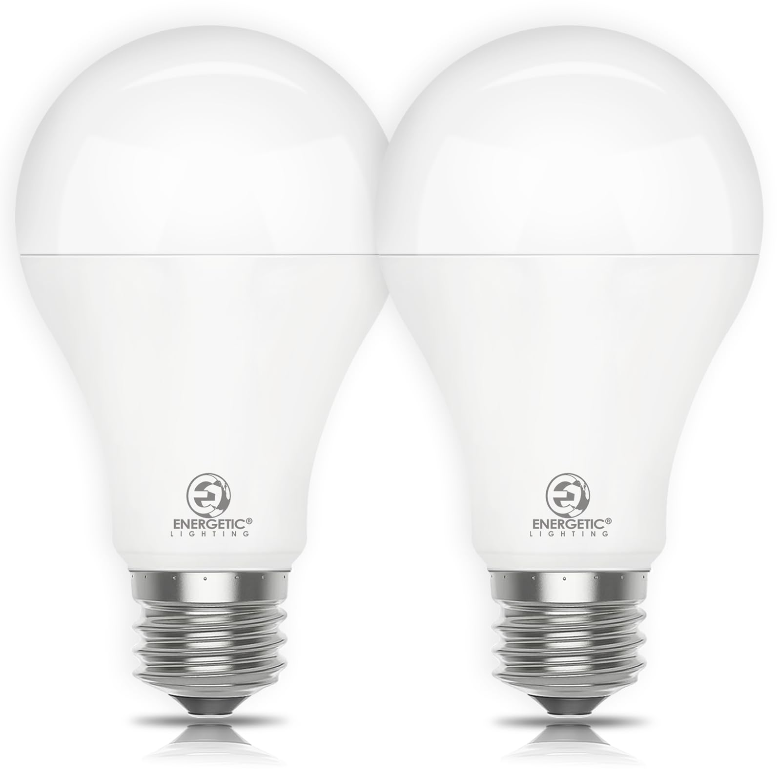 E Energetic Lighting 2 Pack 150 Watt Led Light Bulb, Super Bright A21 Daylight 5000K, Non-Dimmable, 2300Lm Led Bulb, High Lumen 