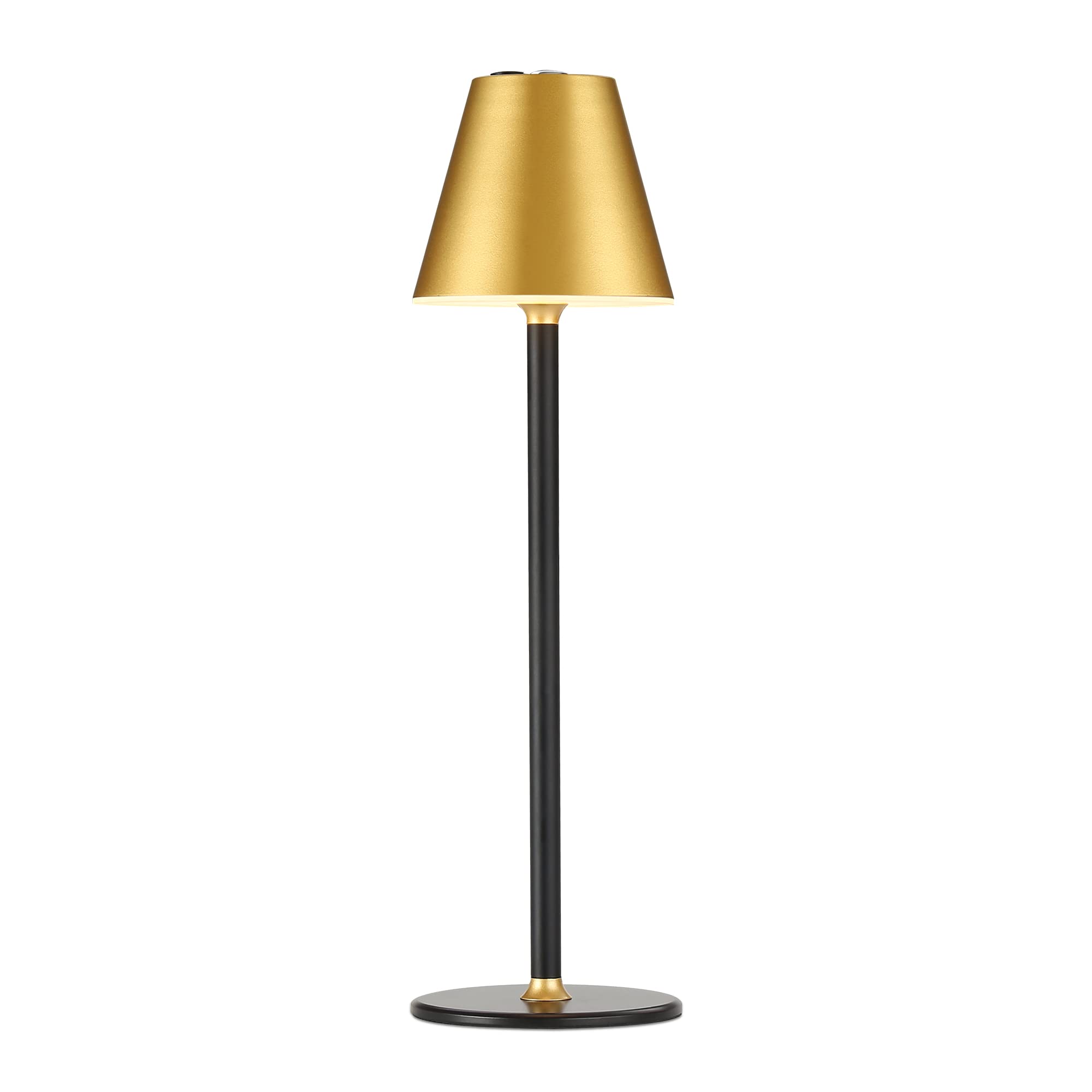 Modern Led Cordlesstable Lamp,4000Mah Rechargeable Battery Desk Lamp,3 Level Brightness Night Light, Metal Shell,Minimalist Desi