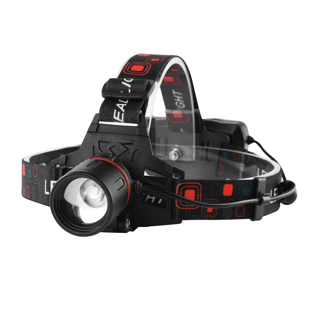 PROFORUS UV LED Headlamp - Rechargeable & Zoomable, 395nm Purple Light for Detecting Leaks, Scorpions, and Pet Urine Stains