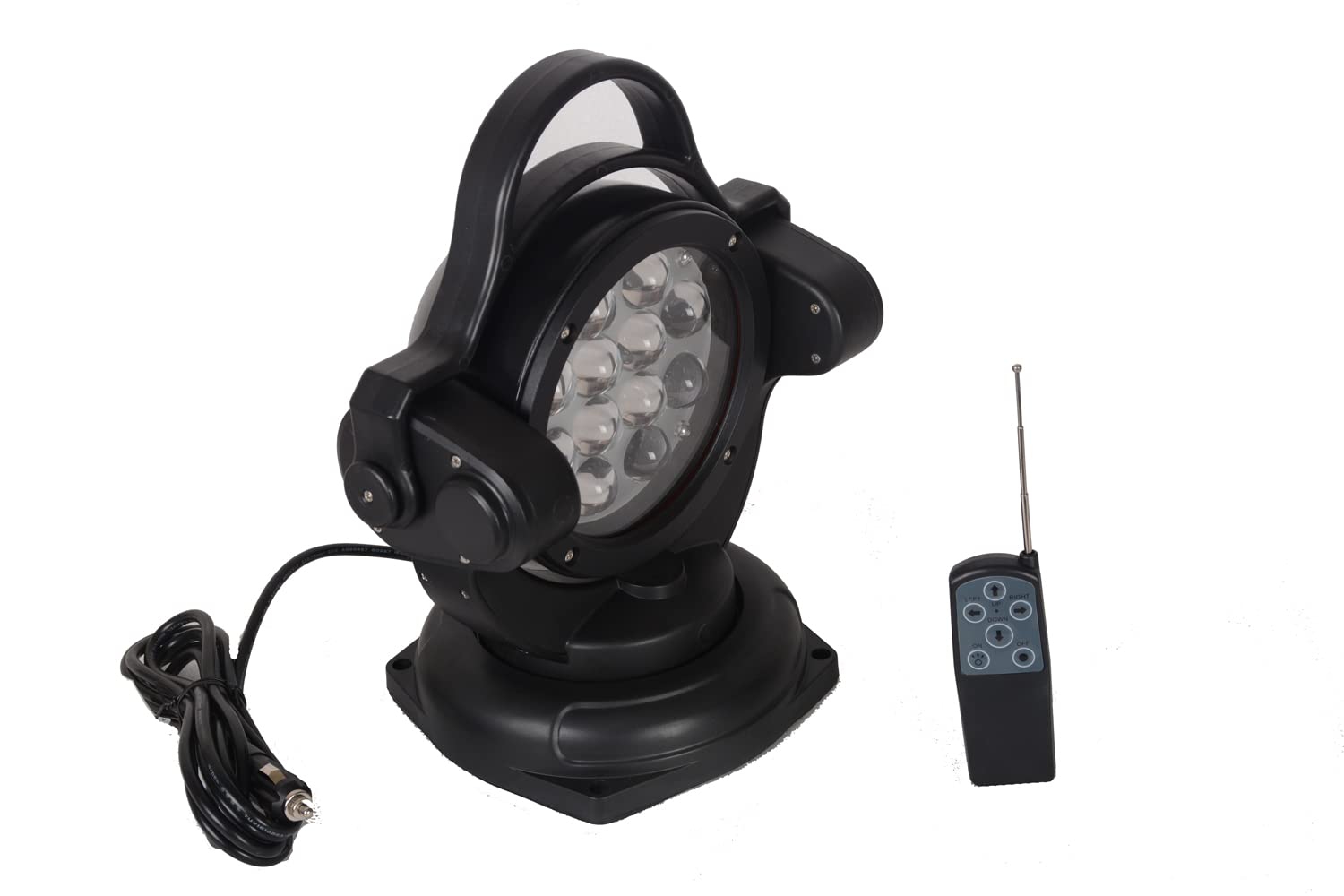 Hangxing 11 Inch 60W Led Search Light, 360 Degree Rotating Magnetic Base, Ip65 Waterproof, Suitable For Hunting, Camping, Off-Road Vehicles