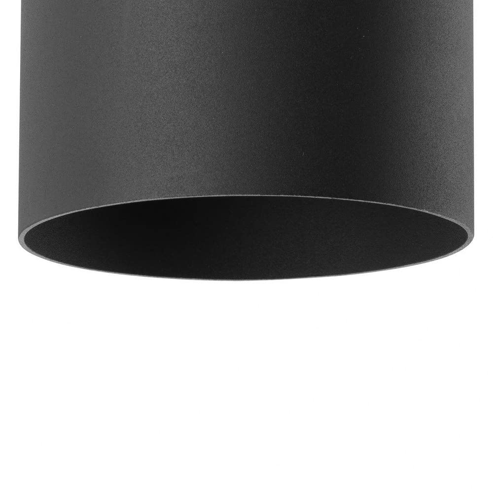 Progress Lighting P5774-82/30K 5In Cylinder Modern Outdoor Wall Lantern Light, 6-1/2 Inch Tall, Metallic Gray (Led)