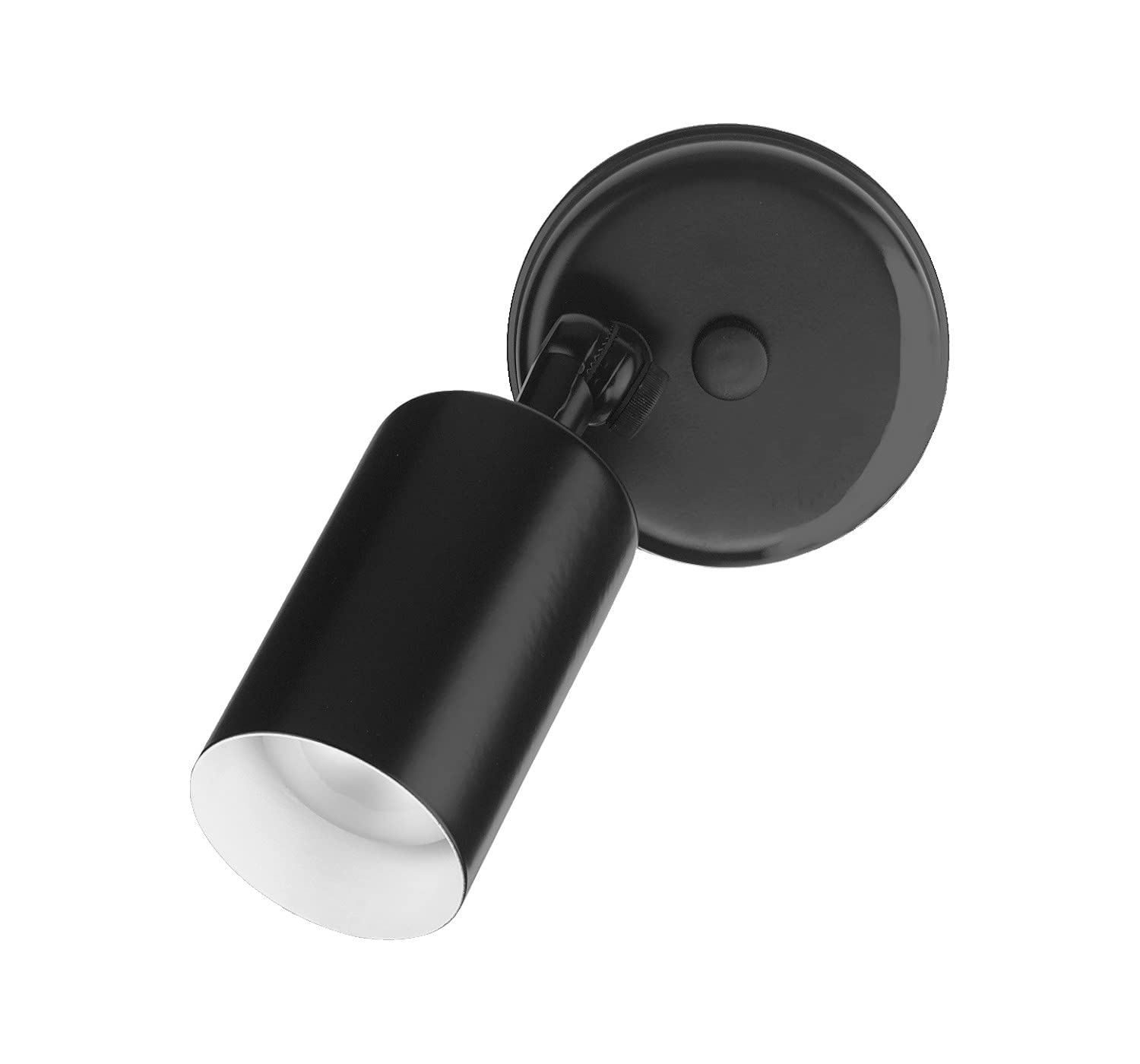 Nicor Lighting 50W Black Single Cylinder Adjustable Security Flood Light (11511)