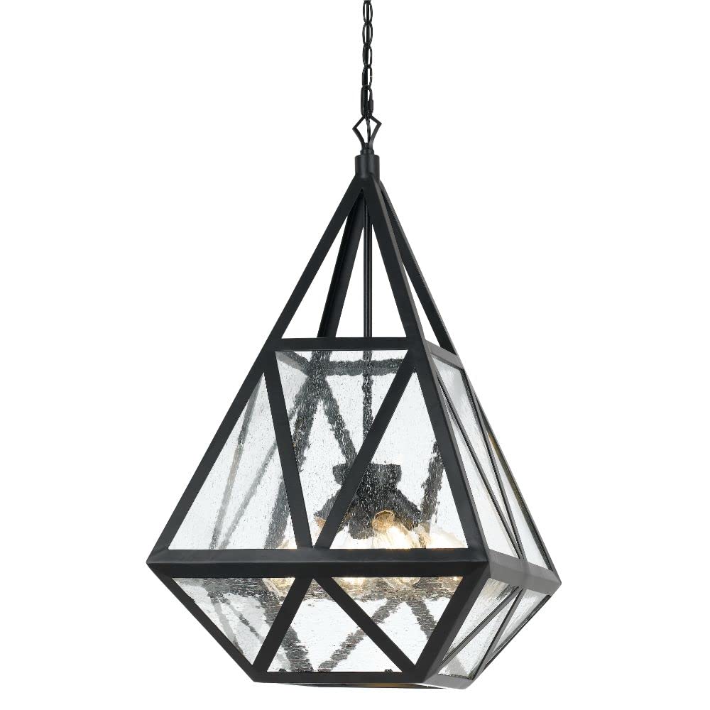 Cal 4 Light Chandelier, Metal, 32inx18inx18in, Blacksmith Finish, Model FX-3651-4