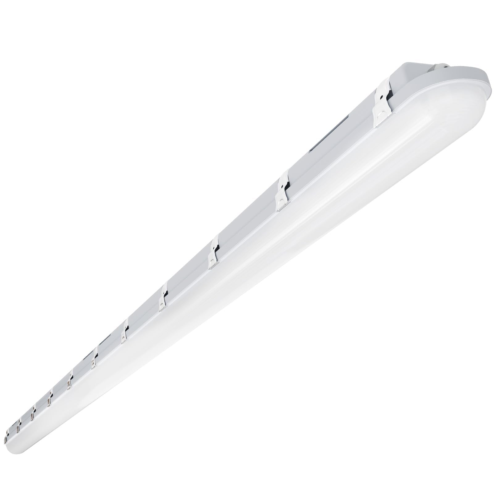 JTT 8FT LED Vapor Tight Light 120/100/80W Tunable  18000lm LED Vapor Proof Lighting Fixture IP66  5000K/4000K/3000K Outdoor Shop Light Waterproof for Parking Garage Car Wash Warehouse ETL Listed