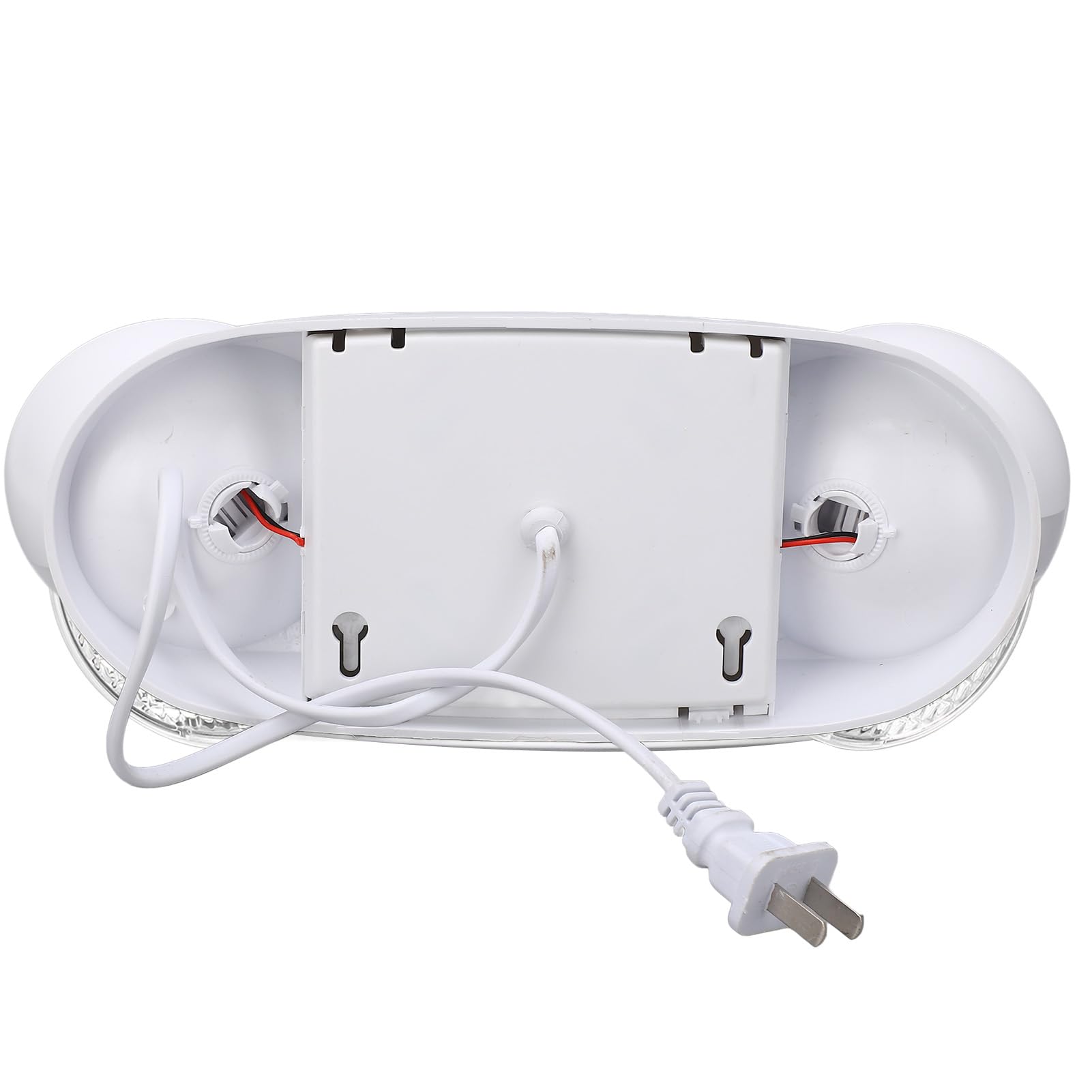 Yosoo Health Gear Led Emergency Light Emergency Lights For Business Two Commercial Emergency Lighting Fixtures With Battery Backup Us Plug, Adjustable Hardwired Emergency Exit Light Fixtures