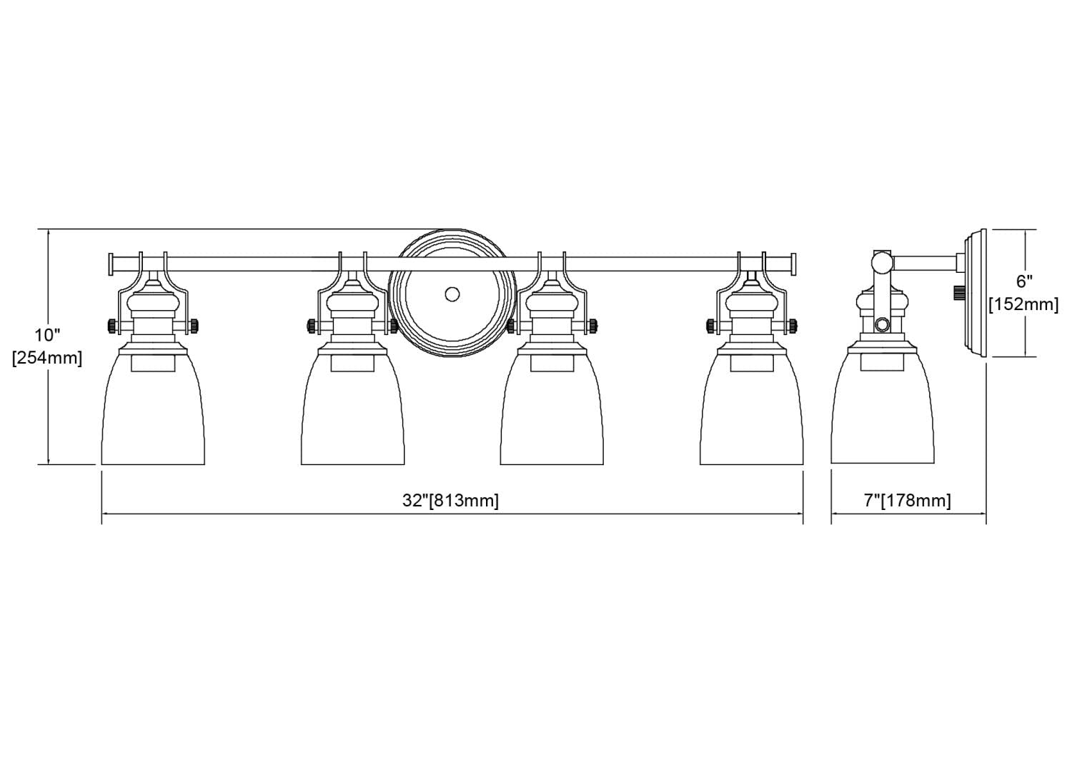 Elk Home Chadwick 1-Light Vanity Light, Satin Nickel With Clear Seeded Glass, Transitional Style