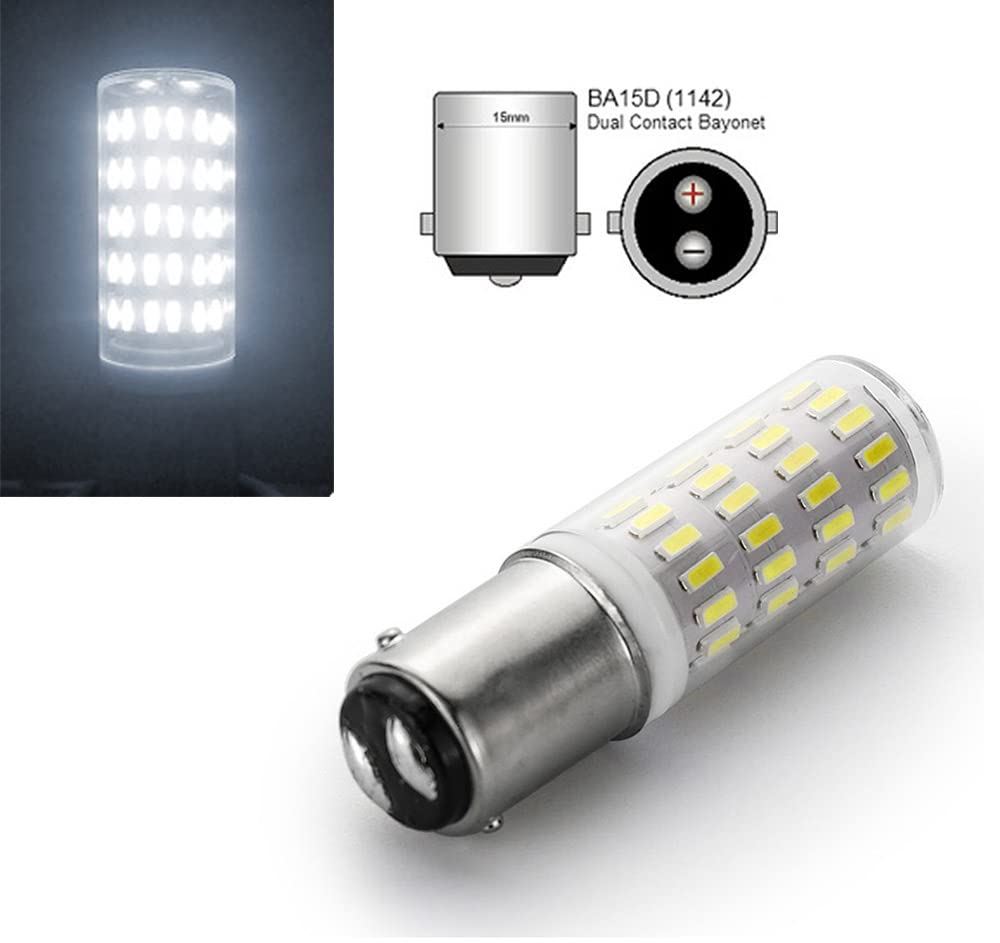 Ba15D 4W B15D Led Dimmable Ac/Dc 12V To 24V Warm White 3000K 40W Equivalent, Double Connect Sbc Bayonet Led Replacement Lamp For