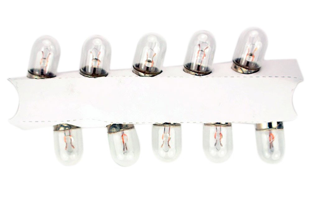 Eiko 47 Miniature Light Bulbs - 10 Pack, Plastic, Ideal for Home and Office Use