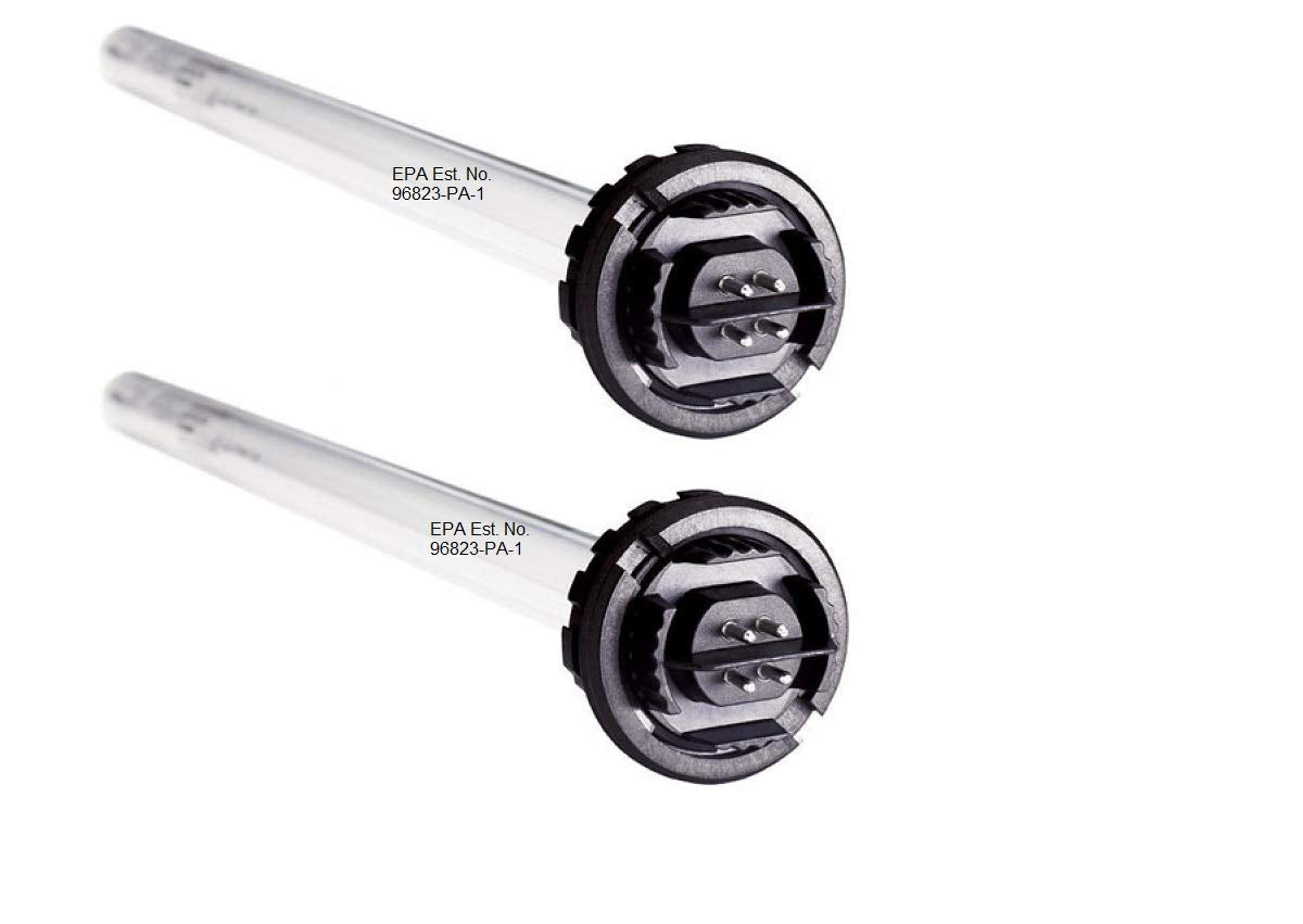 LSE Lighting (2-Pack) 602805 UV Replacement Lamps Compatible with Viqua Max C  D  D4 Systems - Trojan Sterilight Equivalent - High Performance UV-C Bulbs - Designed in USA