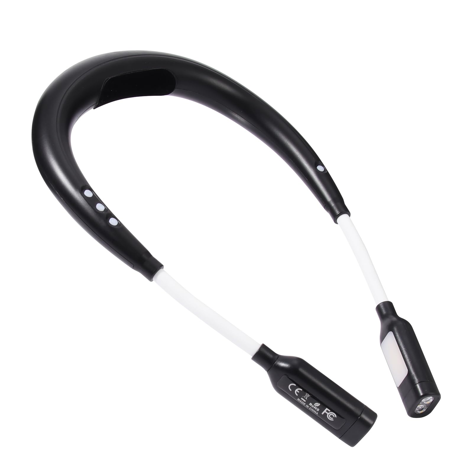 Bsdgeclogy Book Light, 3-Color & 9-Brightness Reading Light, Bendable Neck Light, 60-hr Lasting Rechargeable Lamp, Perfect Book 