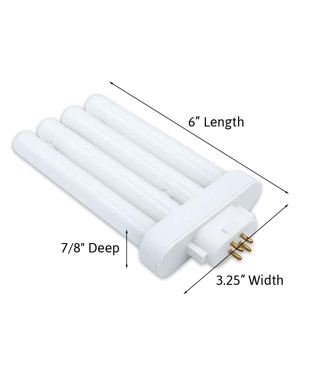 Lavish Home 27W Tube Bulb, Glass, 1 Count, Model 72-TUBE27, Ideal for Sunlight Lamps