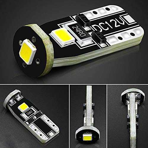 JDM ASTAR 194 168 175 T10 White LED Bulbs - 10pcs High Performance 360-Degree Shine, Model 8542095368