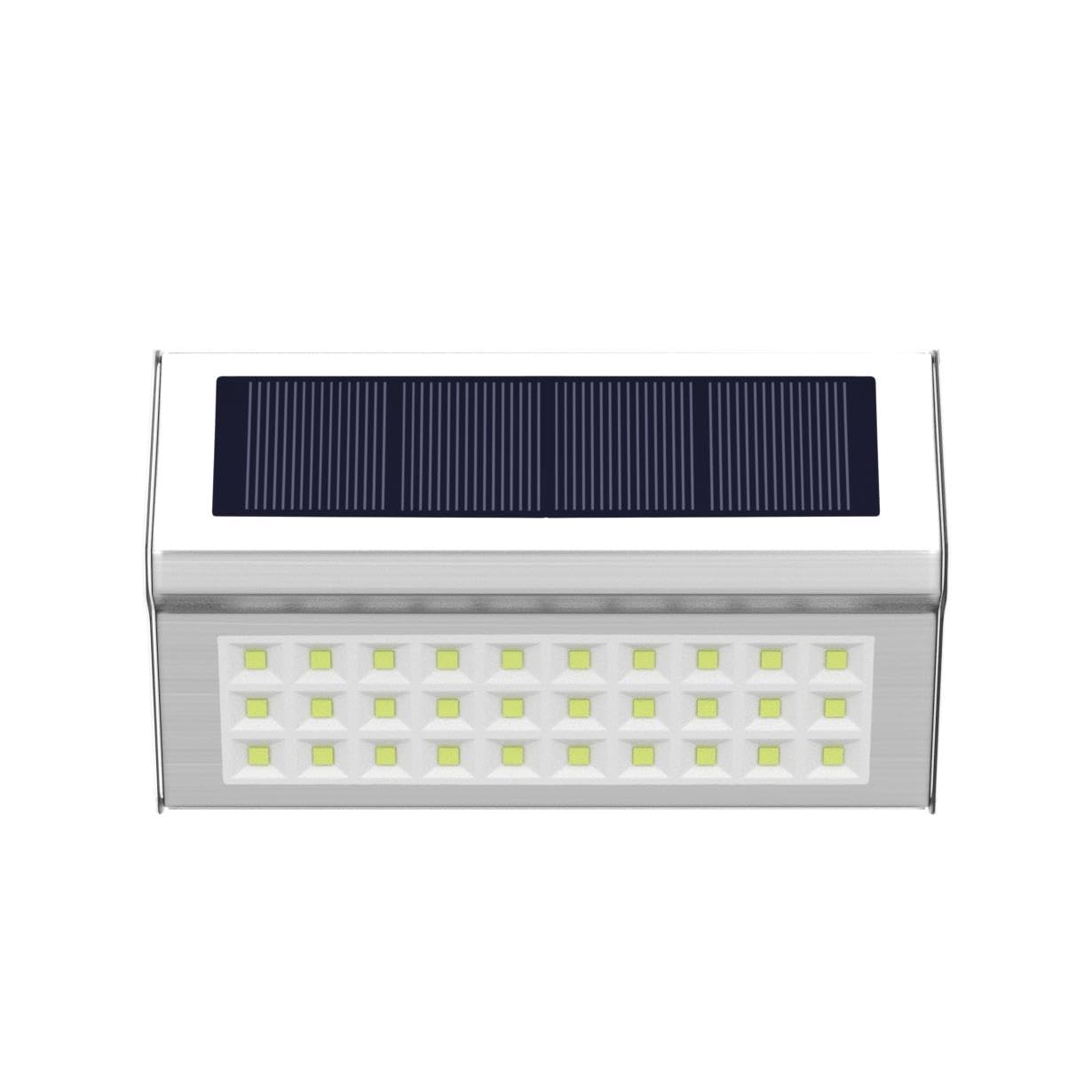 Roshwey Solar Step Lights Outdoor 4 Pack 30 Led Stainless Steel Solar Outside Lights Waterproof Stair Light Backyard Decor For G