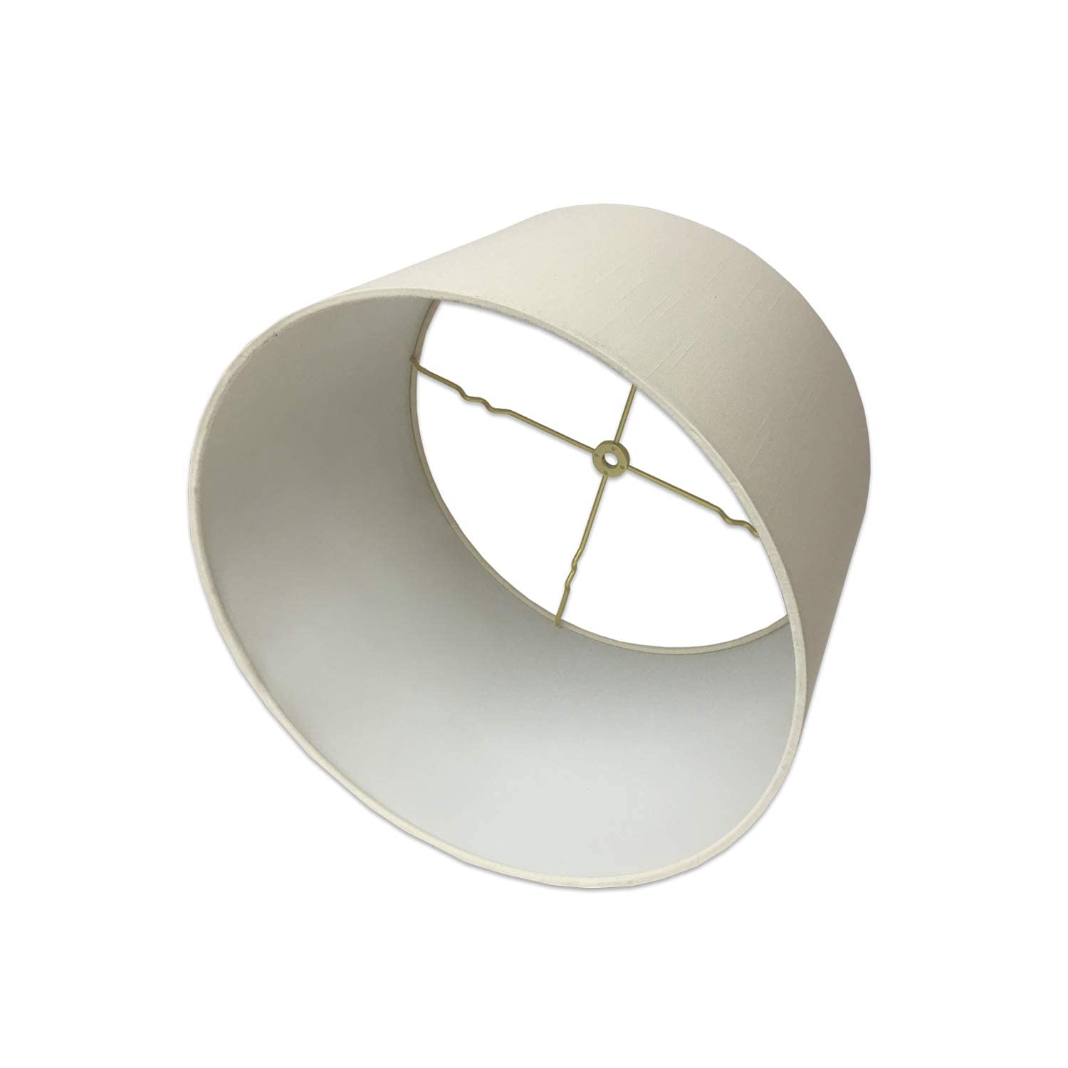 Royal Designs, Inc. Shallow Drum Hardback Lamp Shade, Hb-610-18Eg, Eggshell, 17 X 18 X 11.5