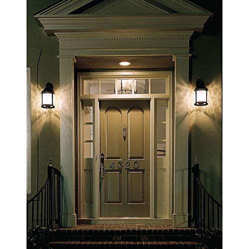 Progress Lighting Ashmore Outdoor Wall Light, Aluminum, 9-5/8in Width x 20-1/2in Height, Black, Model P5651-31