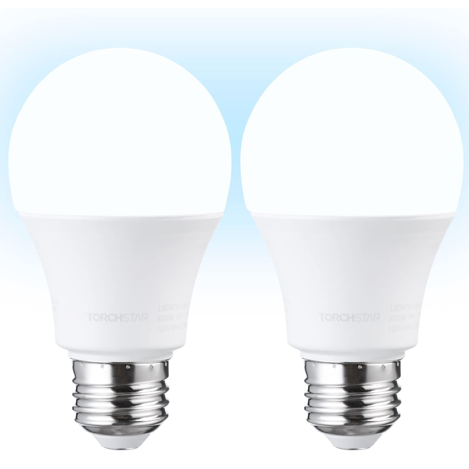 Torchstar 15W Universal Garage Door Opener Led Light Bulb, 100W Eqv. 1700Lm Ultra Bright, Minimize Interference, Ul Fcc Listed, 