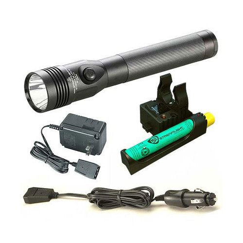 Streamlight Stinger Ds Led Hl Rechargeable Flashlight - Dual Switches, Black Aluminum