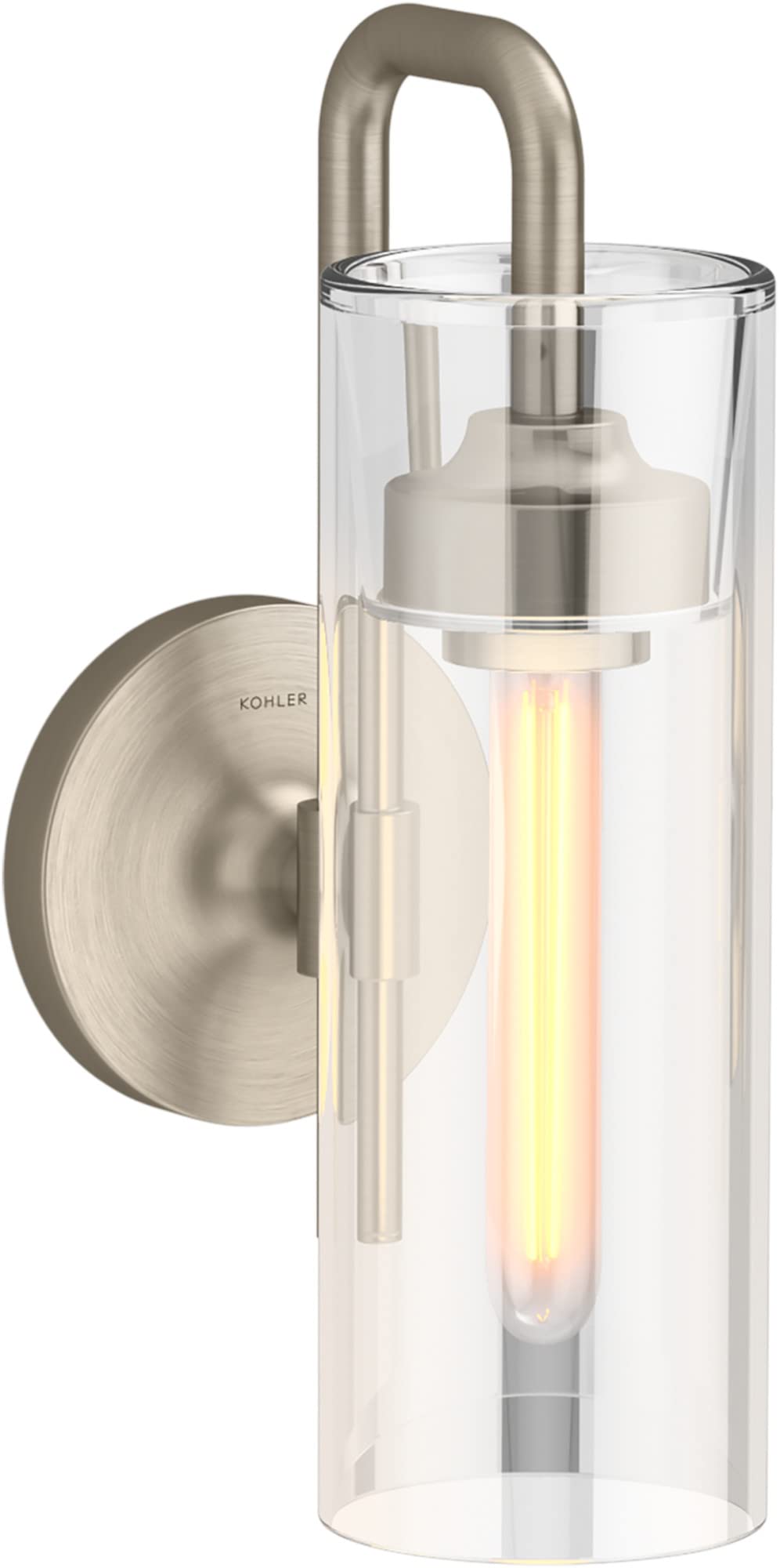 Kohler 27262-SC01-BVL Purist Bathroom Vanity Fixture  Wall Sconce Lighting  UL Listed  1  Vibrant Brushed Bronze